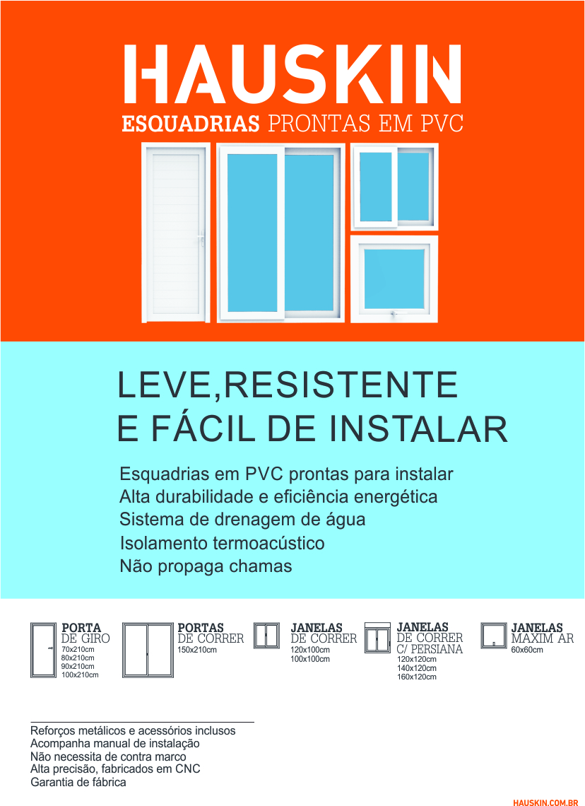 Linha de produtos Hauskin